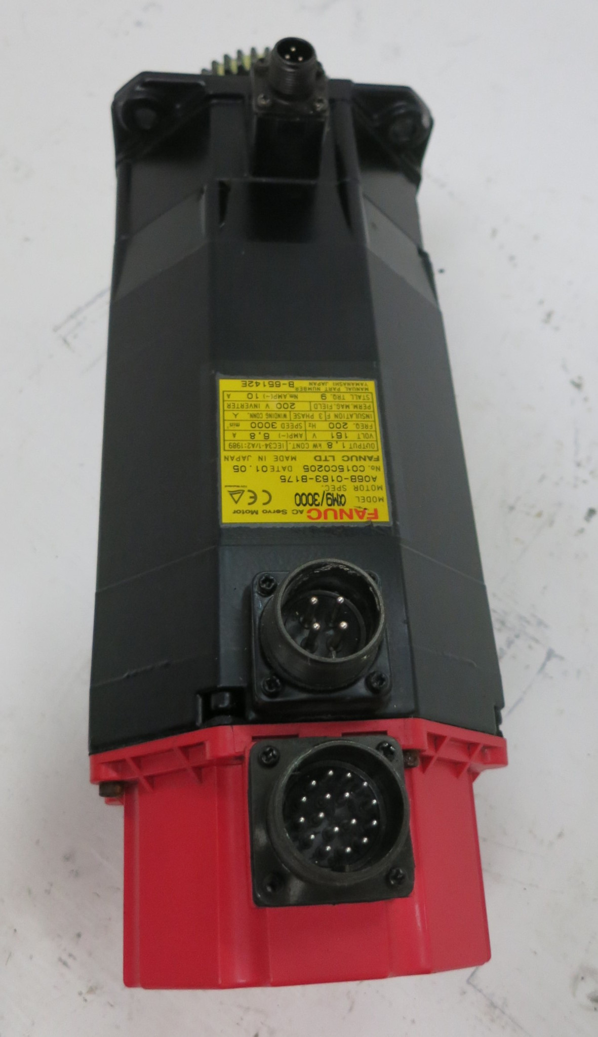 Fanuc am9/3000 A06B-0163-B175 3000 RPM AC Servo Motor 1.8 kW